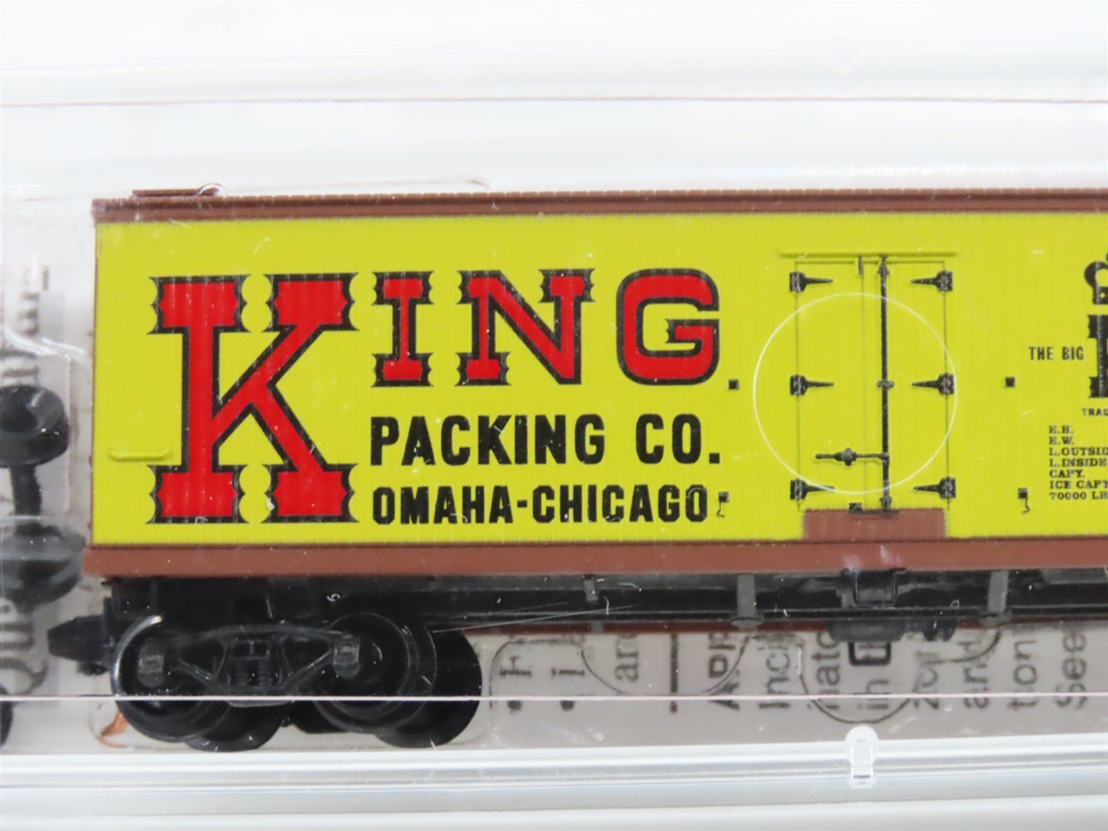 N Scale Micro-Trains MTL 49120 KPCX King Packing Co 40' Wood Reefer #205
