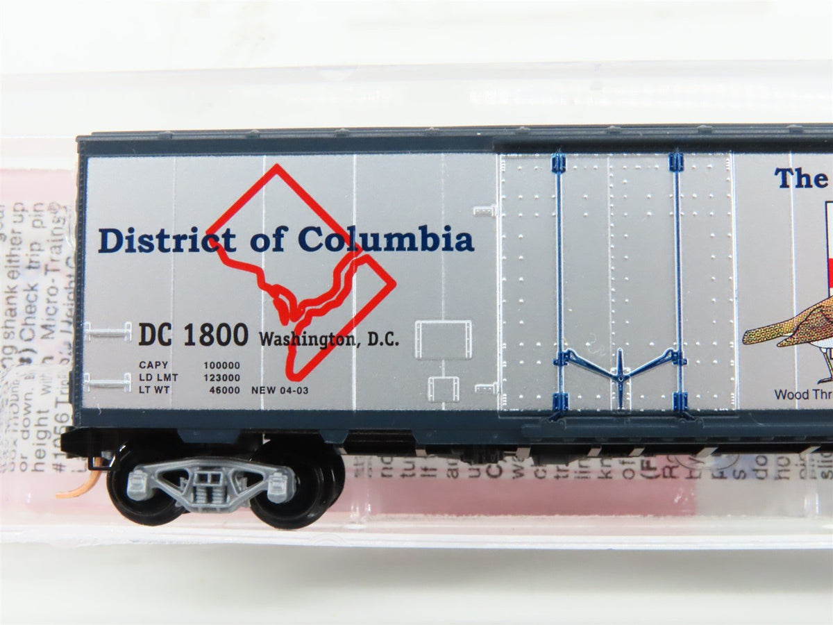 N Scale Micro-Trains MTL NSC 4-03 DC District of Columbia 40&#39; Box Car #1800