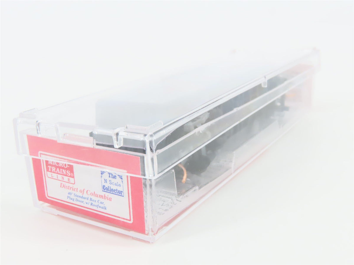 N Scale Micro-Trains MTL NSC 4-03 DC District of Columbia 40&#39; Box Car #1800