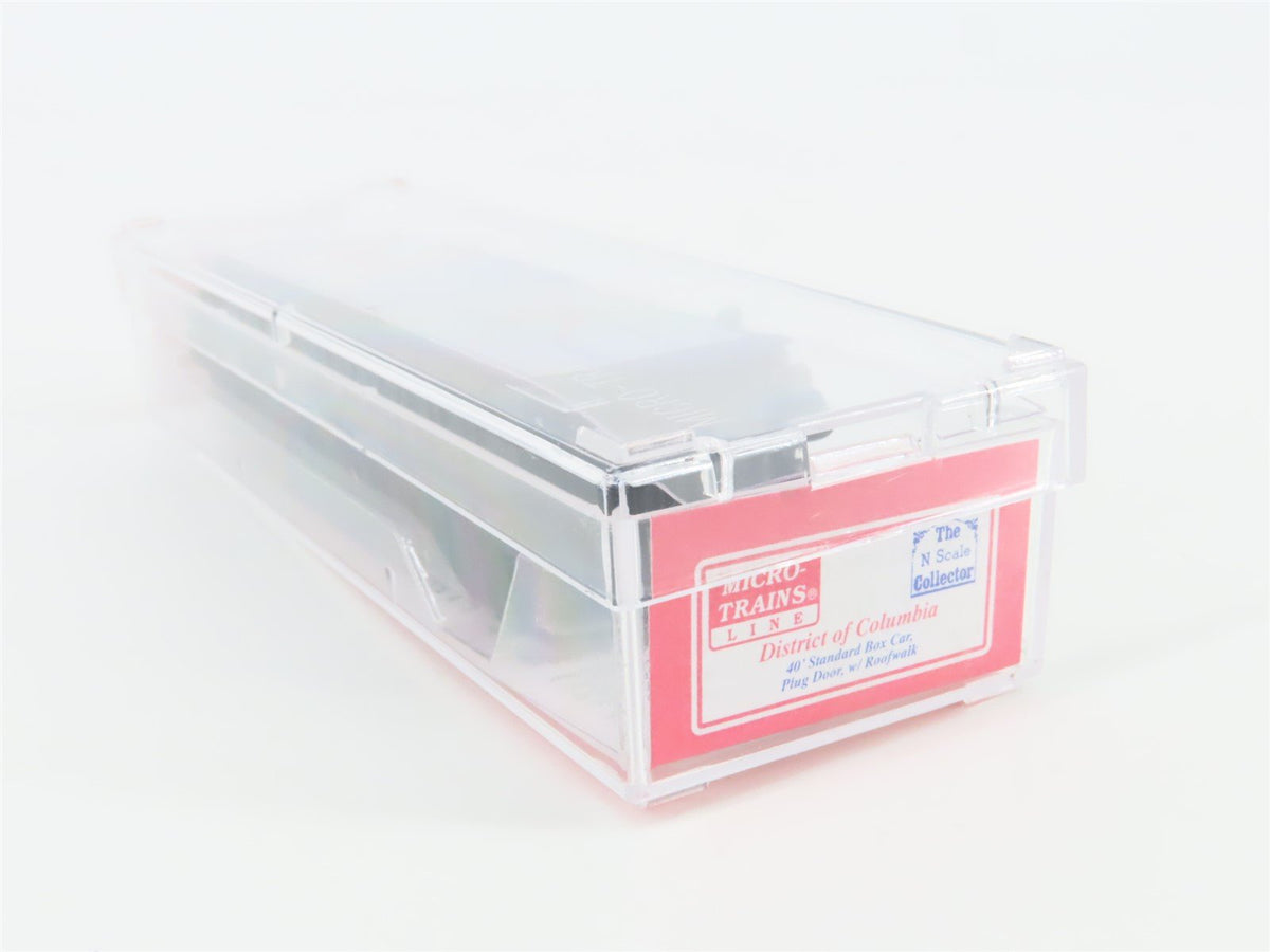 N Scale Micro-Trains MTL NSC 4-03 DC District of Columbia 40&#39; Box Car #1800