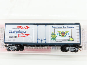 N Scale Micro-Trains MTL NSC 04-72 USVI US Virgin Islands 40' Box Car #1917