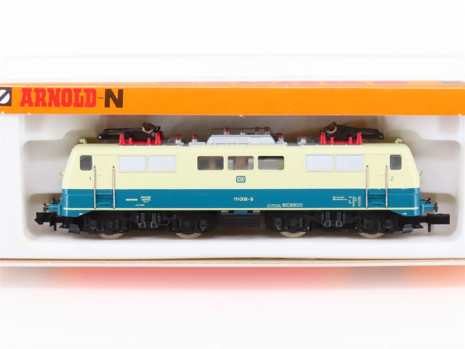 N Scale Arnold 2325 DB Deutsche Bahn Class 111 Electric Loco #008-9
