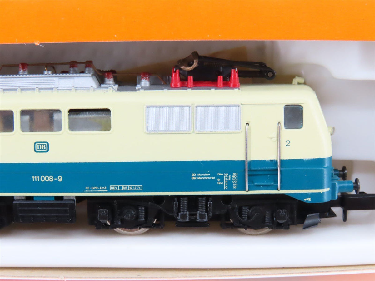 N Scale Arnold 2325 DB Deutsche Bahn Class 111 Electric Loco #008-9