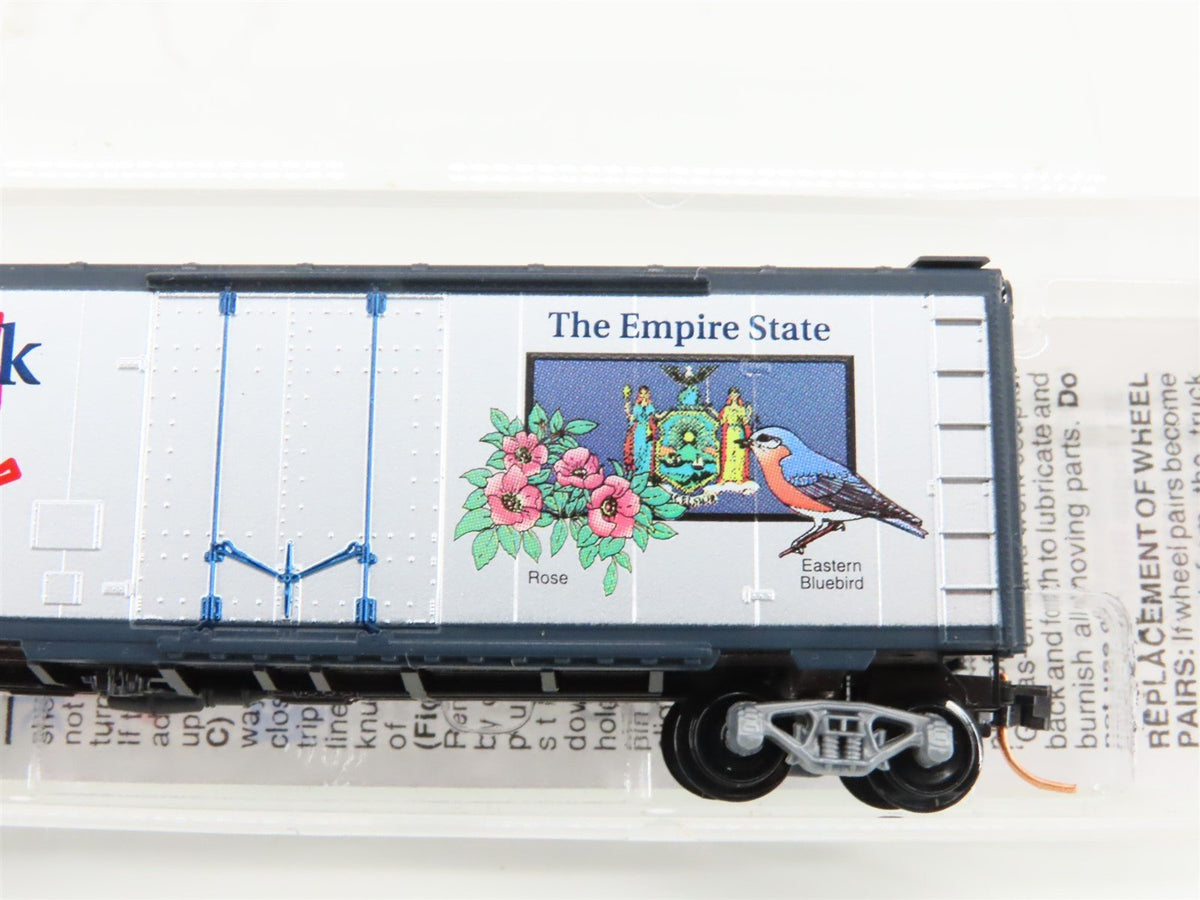 N Scale Micro-Trains MTL 21340 NY New York State 40&#39; Plug Door Box Car #1788
