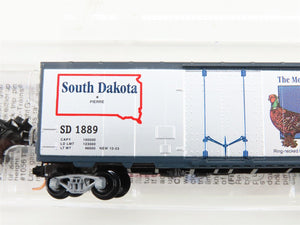 N Scale Micro-Trains MTL 21371 SD South Dakota State 40' Plug Door Box Car #1889
