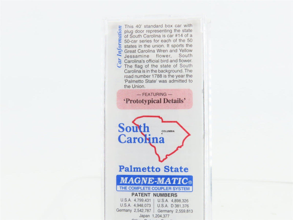 N Scale Micro-Trains MTL 21378 SC South Carolina State 40&#39; Box Car #1788