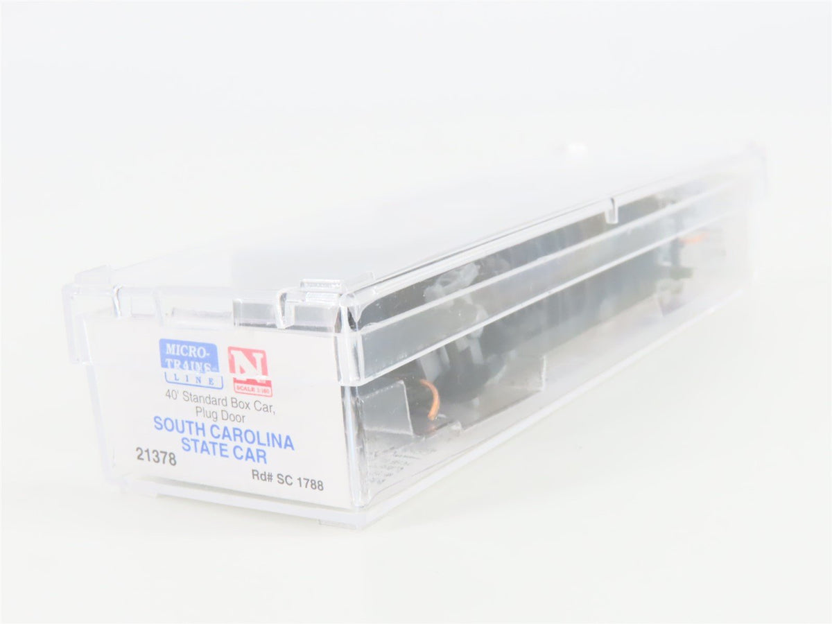 N Scale Micro-Trains MTL 21378 SC South Carolina State 40&#39; Box Car #1788
