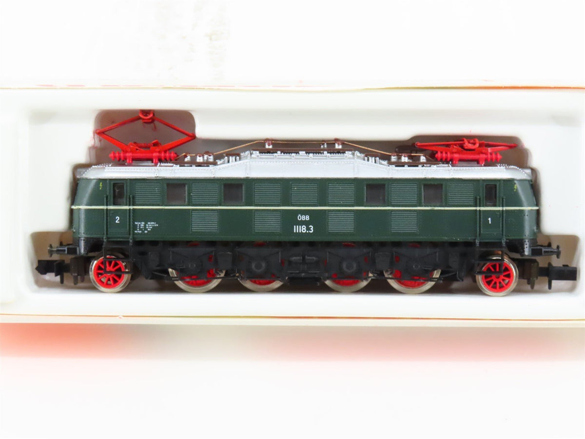 N Scale Arnold 2444 OBB Austrian Federal Electric Loco #1118.3