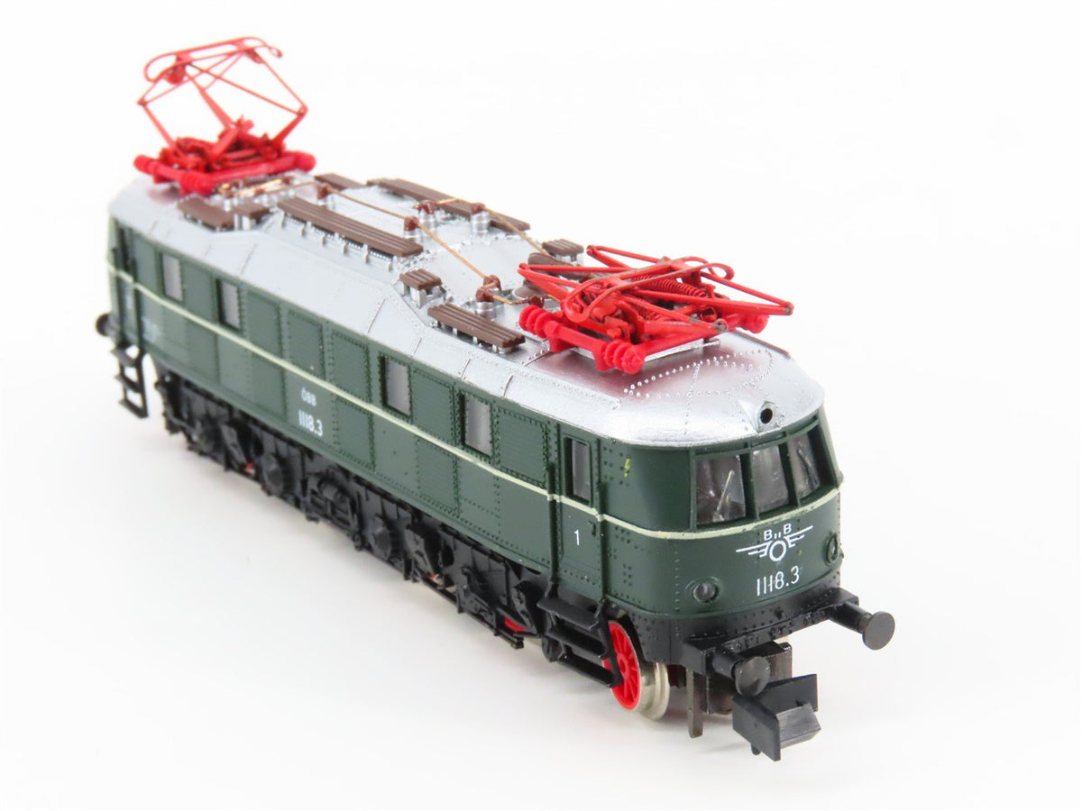 N Scale Arnold 2444 OBB Austrian Federal Electric Loco #1118.3