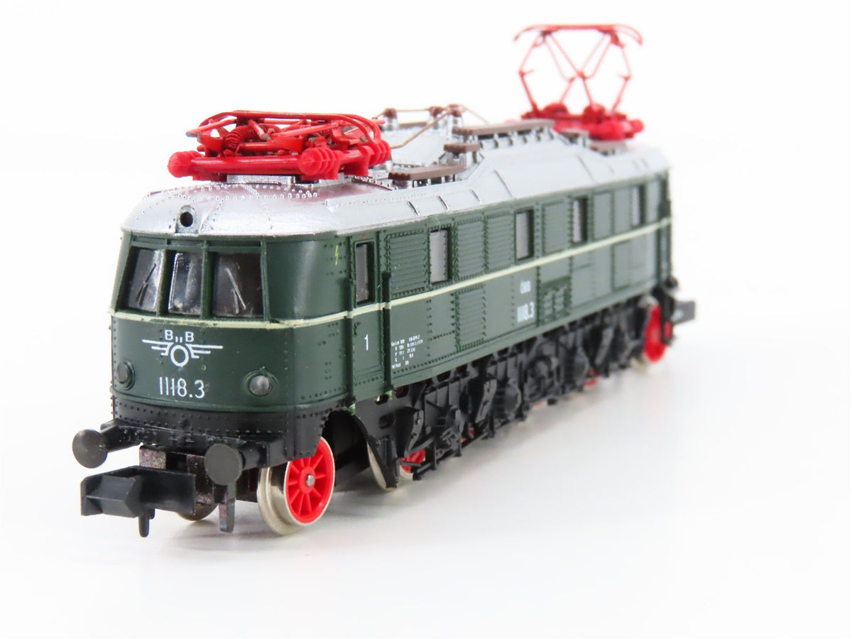 N Scale Arnold 2444 OBB Austrian Federal Electric Loco #1118.3