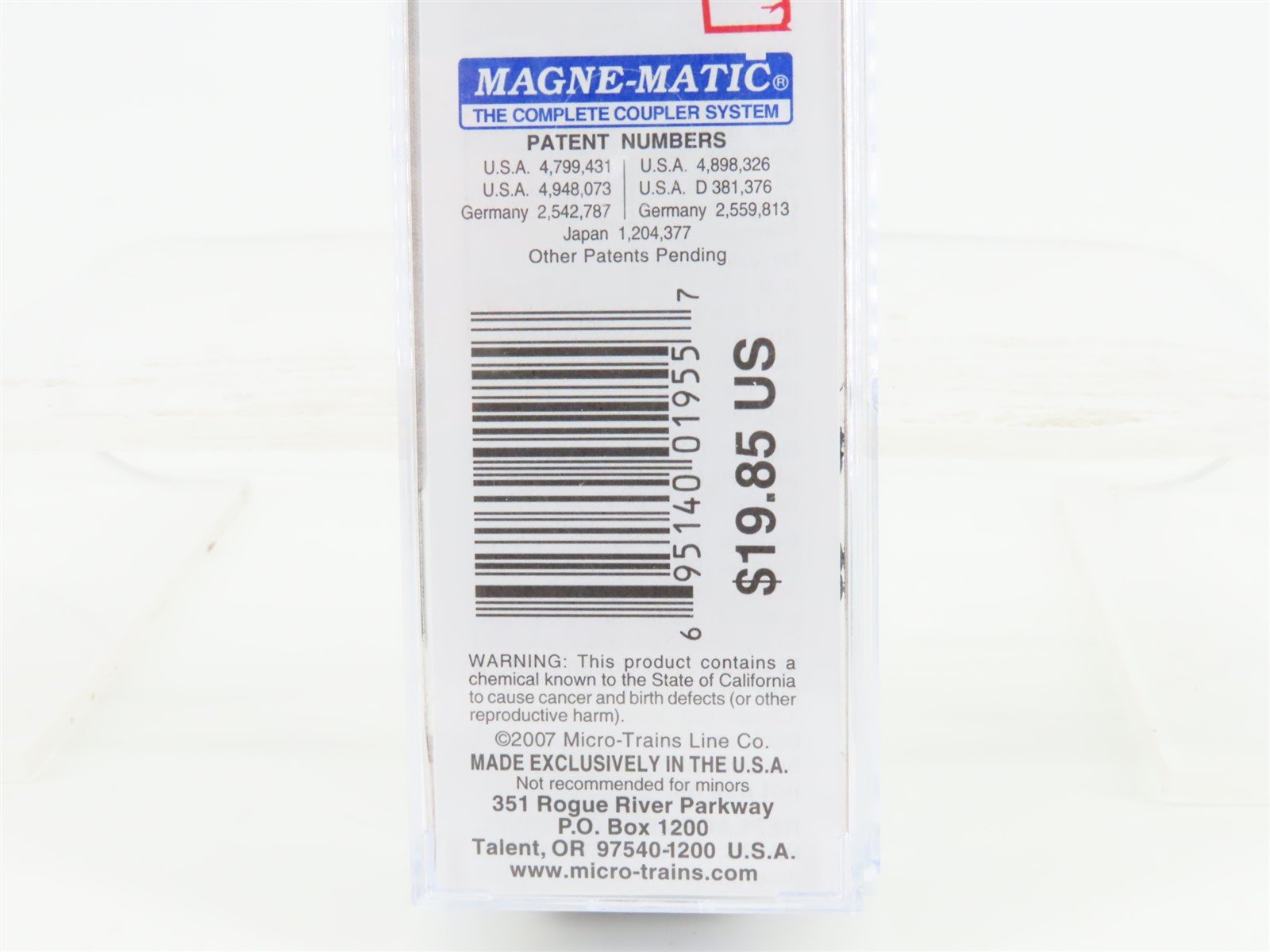 N Scale Micro-Trains MTL 02100414 DE Delaware State 40' Plug Door Box Car #1787