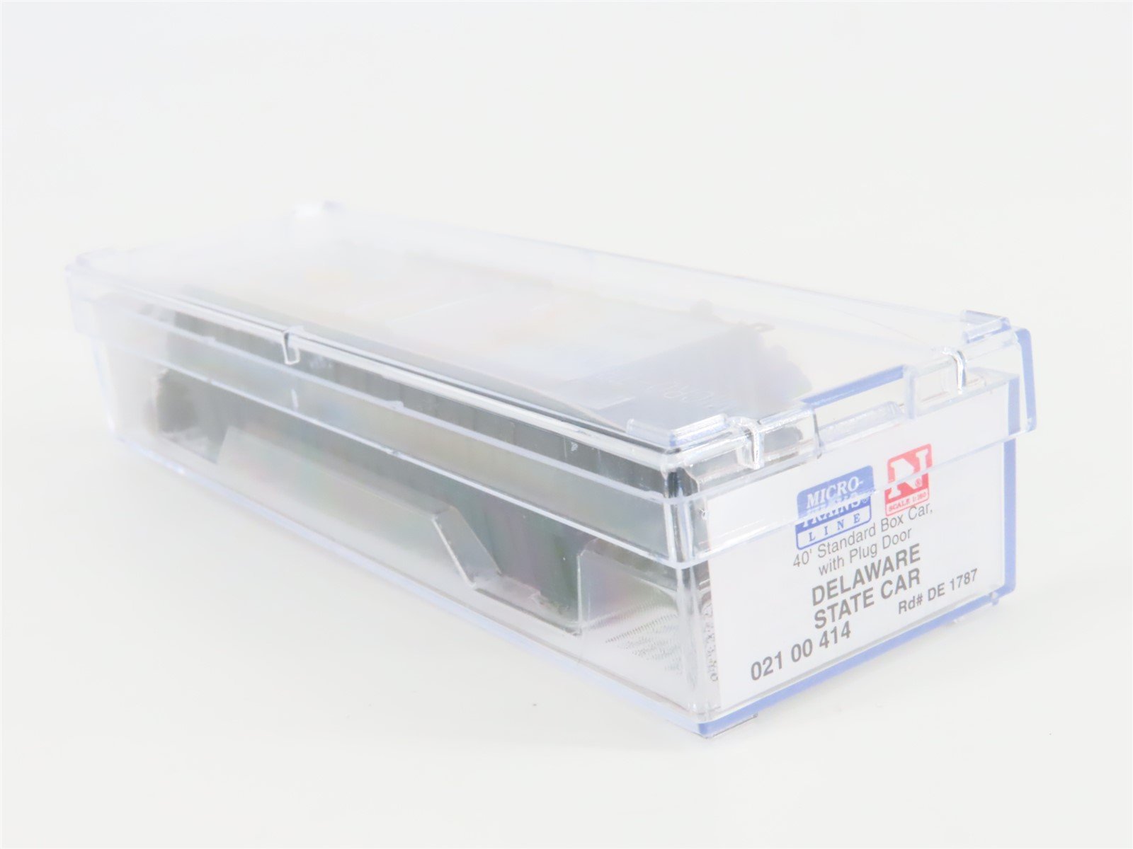 N Scale Micro-Trains MTL 02100414 DE Delaware State 40' Plug Door Box Car #1787