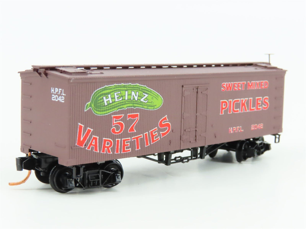 N Scale Micro-Trains MTL 05800350 HPFL Heinz 57 Varieties 36&#39; Wood Reefer #2042
