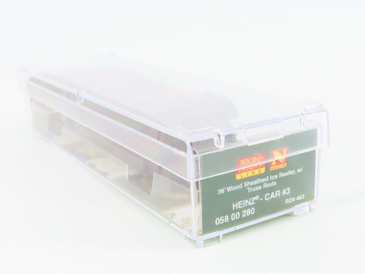 N Scale Micro-Trains MTL 05800280 HPRL Heinz 57 Varieties 36&#39; Wood Reefer #463