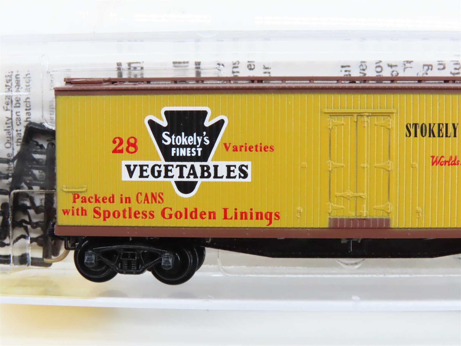 N Scale Micro-Trains MTL 49340 SBIX Stokely Vegetables 40' Wood Reefer #12933