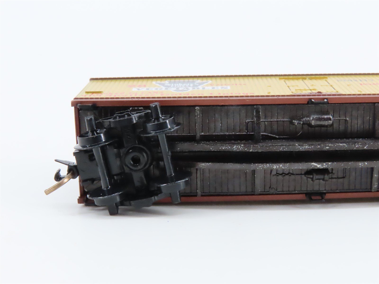 N Scale Micro-Trains MTL 49340 SBIX Stokely Vegetables 40' Wood Reefer #12933