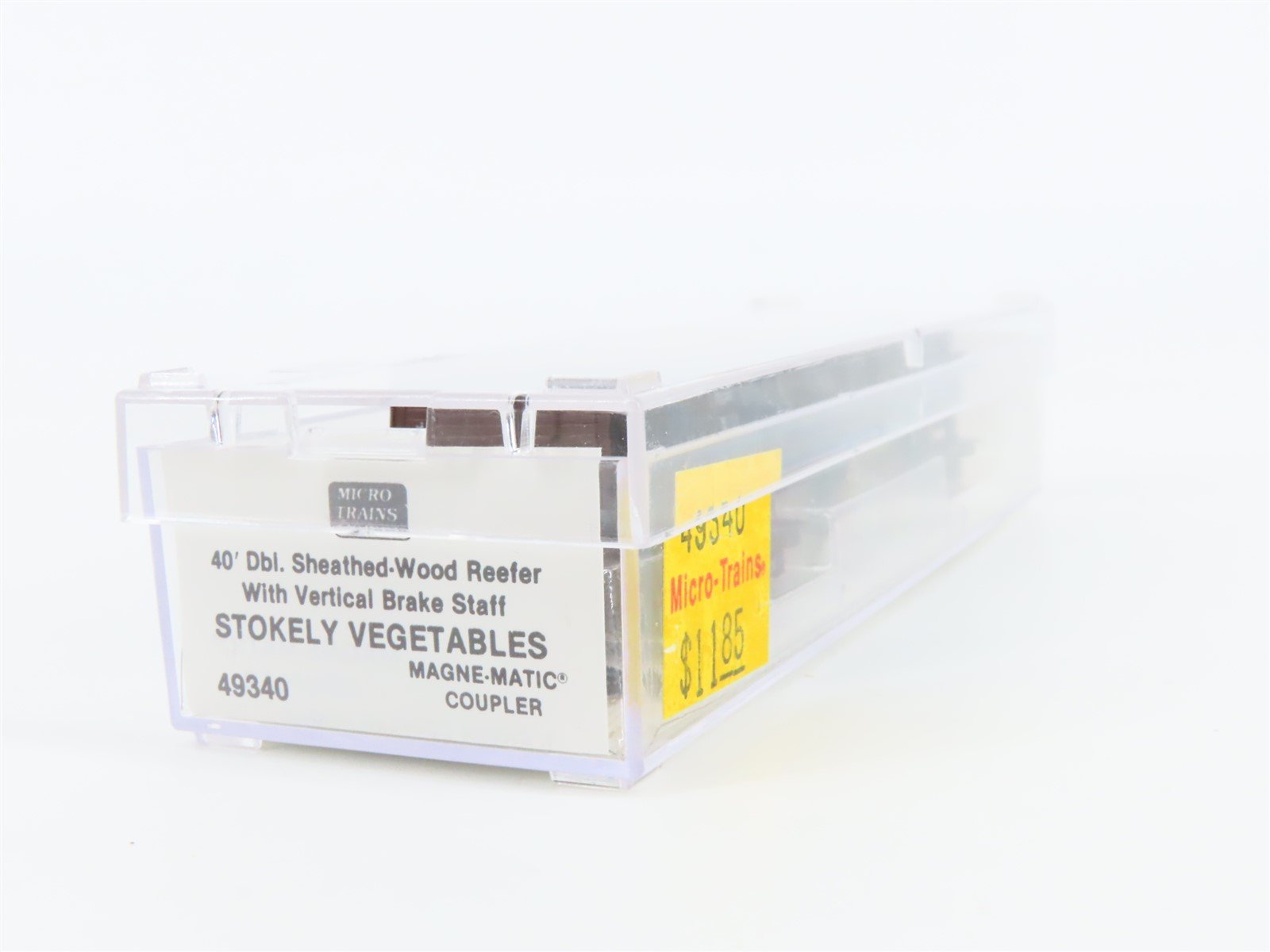 N Scale Micro-Trains MTL 49340 SBIX Stokely Vegetables 40' Wood Reefer #12933