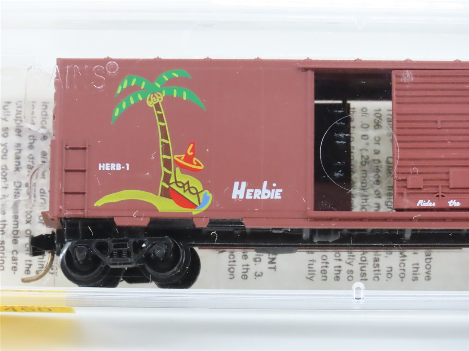 N Scale Micro-Trains MTL 24220 HERB Mo-Pac Herbie 40' Single Door Box Car #1
