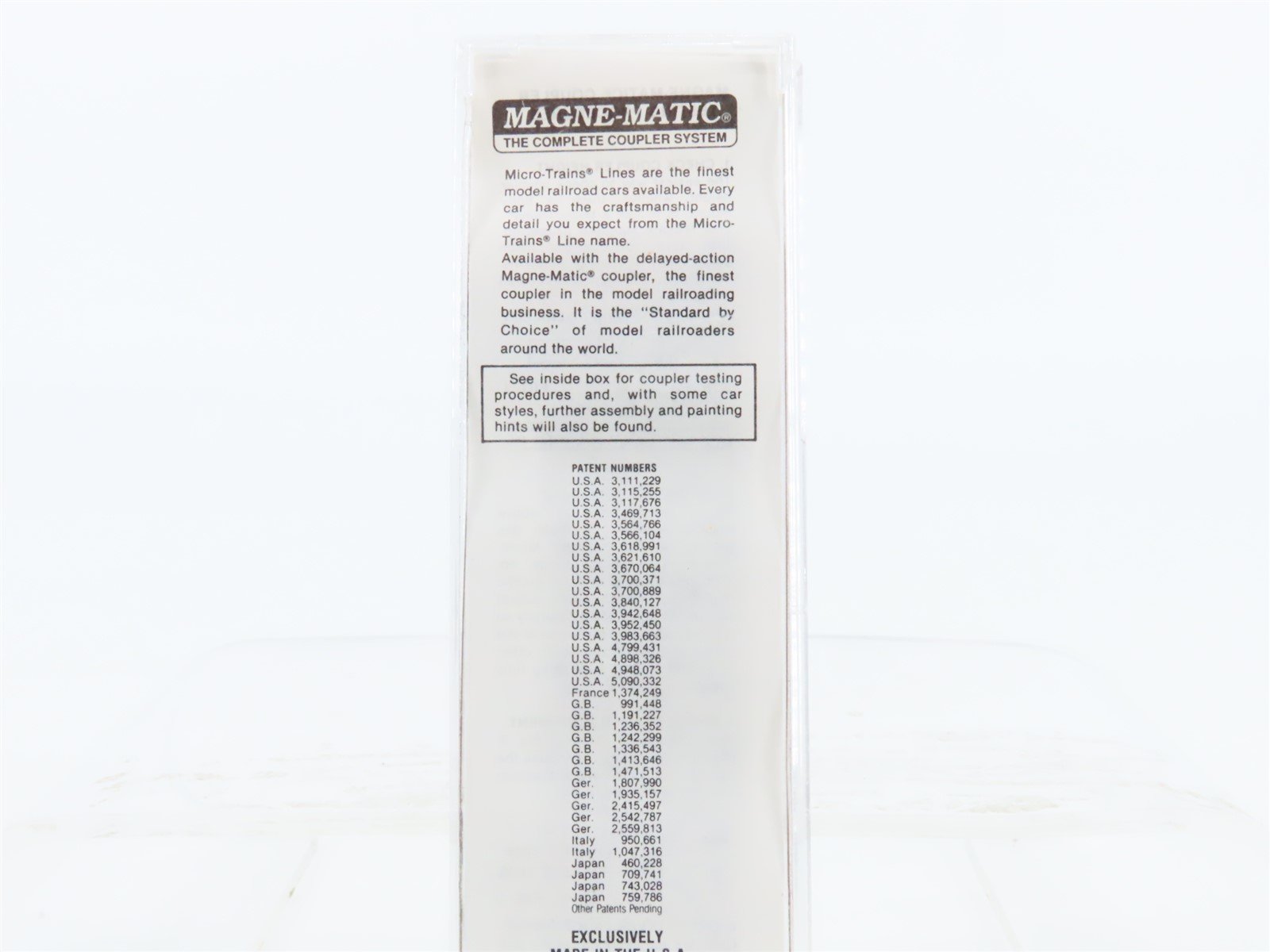 N Scale Micro-Trains MTL 24220 HERB Mo-Pac Herbie 40' Single Door Box Car #1