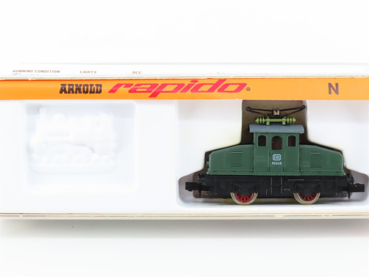 N Scale Arnold 0240 DB Deutsche Bahn Industrial Electric Locomotive #16905