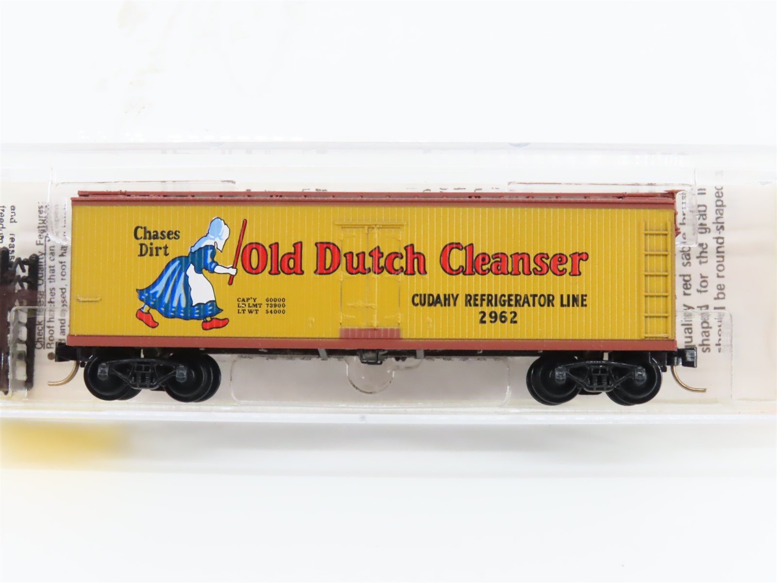 N Scale Micro-Trains MTL 49010 CRLX Cudahy Old Dutch Cleanser 40' Reefer #2962