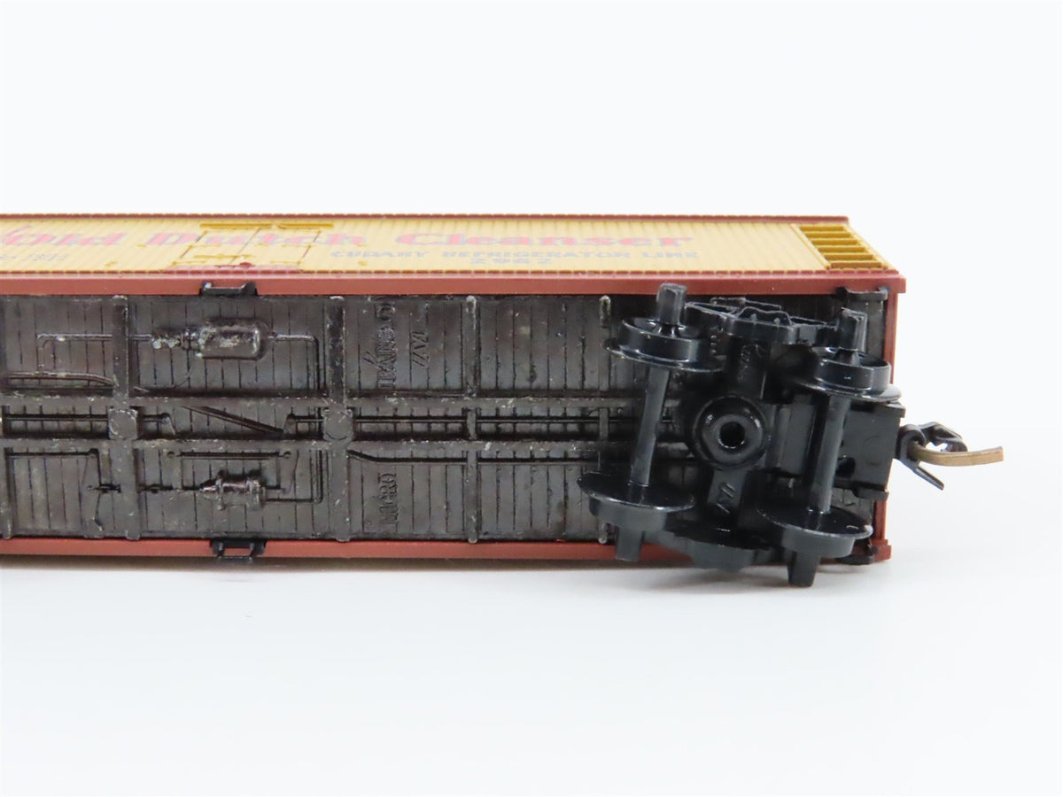 N Scale Micro-Trains MTL 49010 CRLX Cudahy Old Dutch Cleanser 40&#39; Reefer #2962