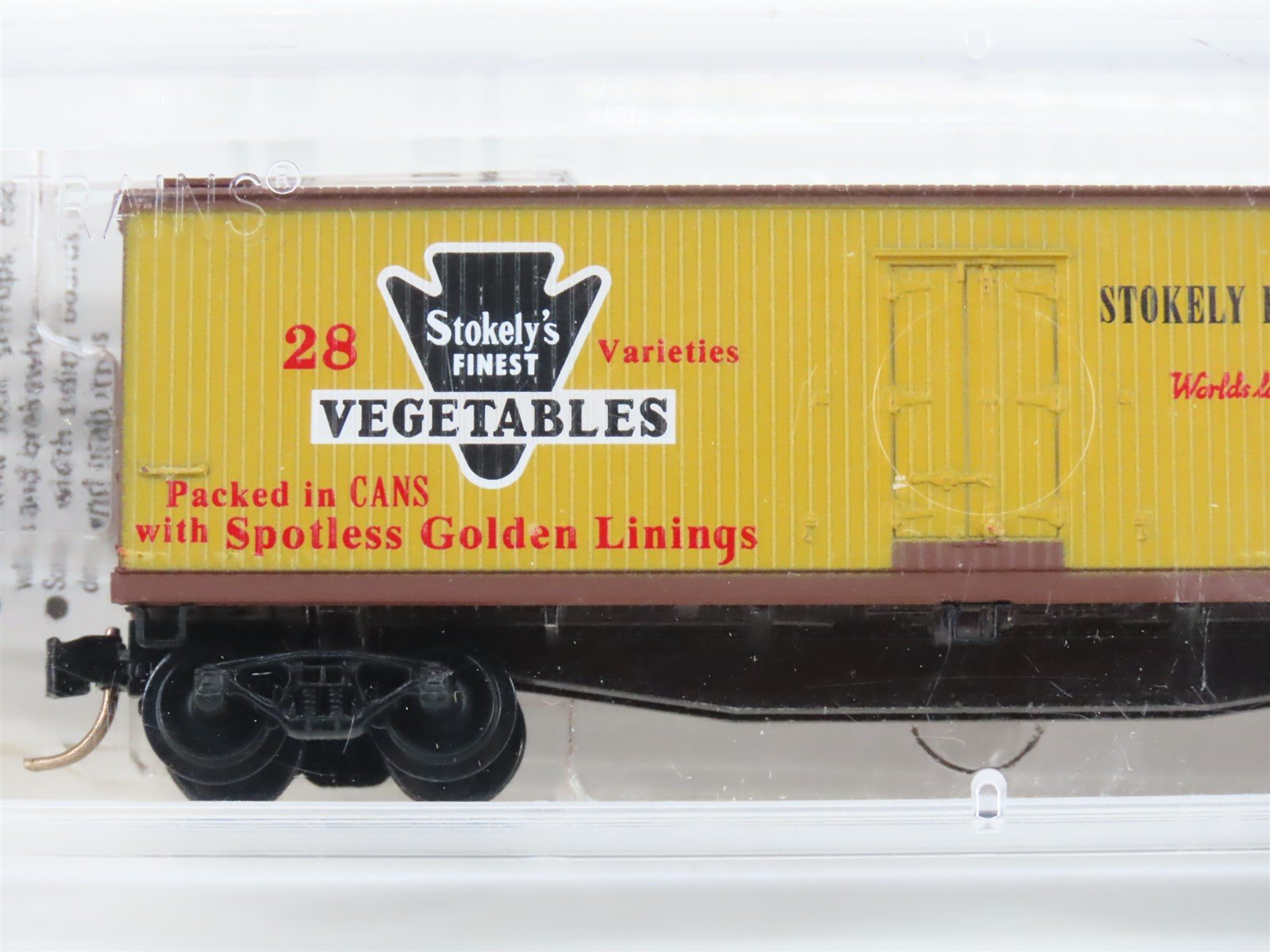 N Scale Micro-Trains MTL 49340 SBIX Stokely Vegetables 40' Wood Reefer #12933