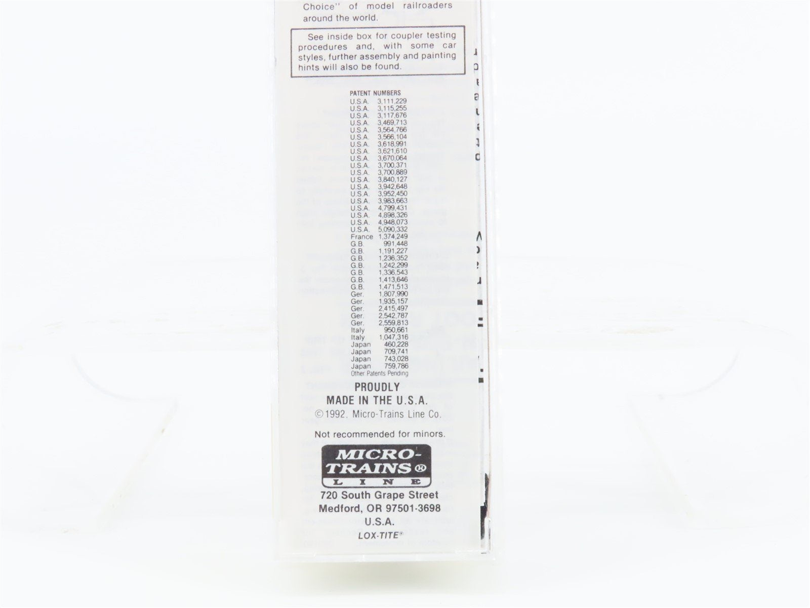 N Scale Micro-Trains MTL 47060 SP UP PFE Pacific Fruit Express 40' Reefer #18958