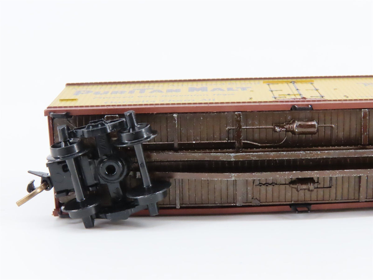 N Scale Micro-Trains MTL 49350 URTC Puritan Malt 40&#39; Wood Reefer #40636