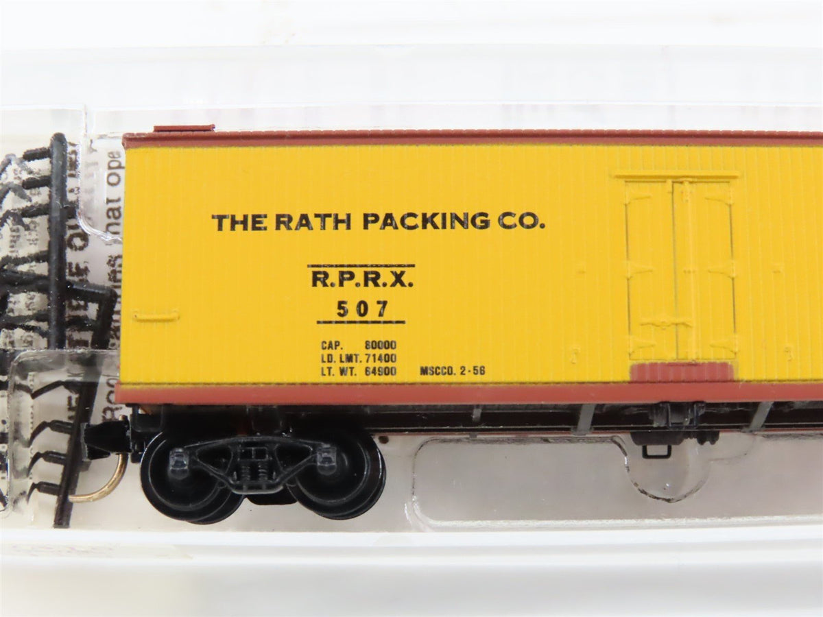 N Scale Kadee Micro-Trains MTL 47310 RPRX Rath Packing 40&#39; Wood Reefer #507