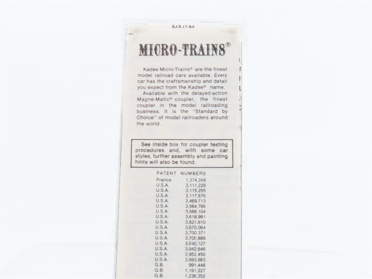 N Scale Kadee Micro-Trains MTL 47310 RPRX Rath Packing 40&#39; Wood Reefer #507