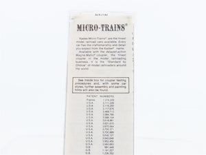 N Scale Kadee Micro-Trains MTL 47310 RPRX Rath Packing 40' Wood Reefer #507
