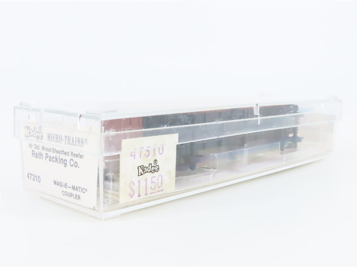 N Scale Kadee Micro-Trains MTL 47310 RPRX Rath Packing 40&#39; Wood Reefer #507