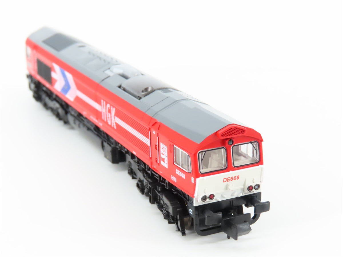 N Scale KATO K10823 HGK Railway Class 66 Diesel Locomotive #DE668