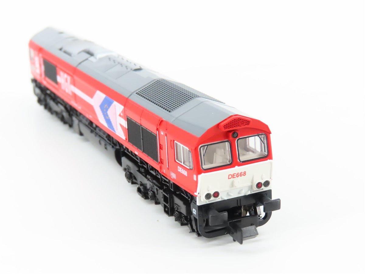 N Scale KATO K10823 HGK Railway Class 66 Diesel Locomotive #DE668