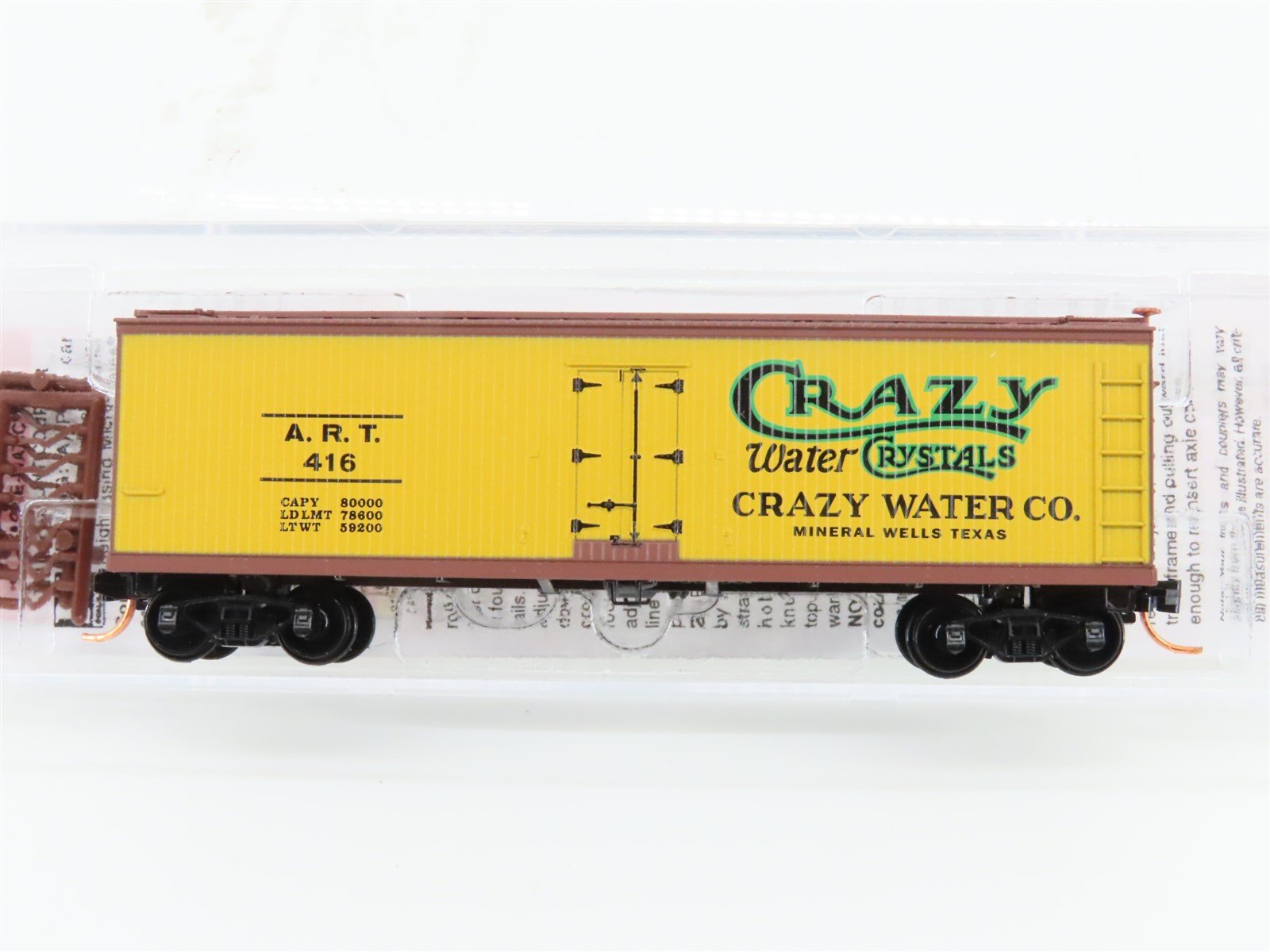 N Scale Micro-Trains MTL 04900230 ART Crazy Water Crystals 40' Wood Reefer #416