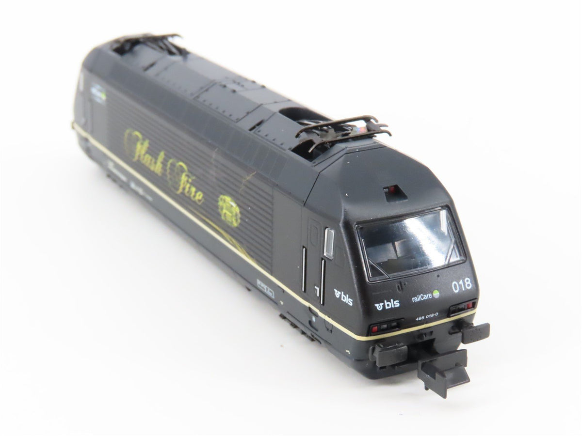 N KATO K137121 BLS Bern-Lotschberg-Simplon &quot;Flash Fire&quot; Re465 Electric #018-0