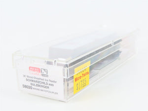 N Scale Micro-Trains MTL 58020 CBTCO Schwarzchild & Sulzberger 36' Reefer #1675