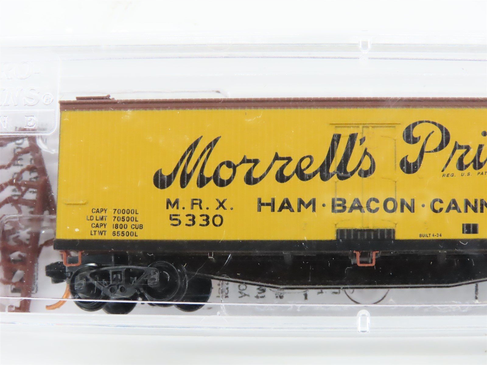 N Scale Micro-Trains MTL 04900610 MRX Morrell's Pride 40' Wood Reefer #5330