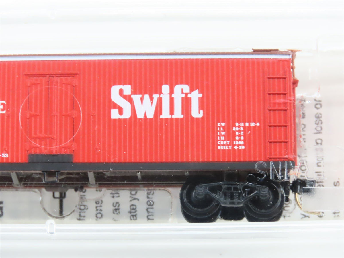 N Scale Micro-Trains MTL 49400 SRLX Swift Refrigerator Line 40&#39; Wood Reefer 5199