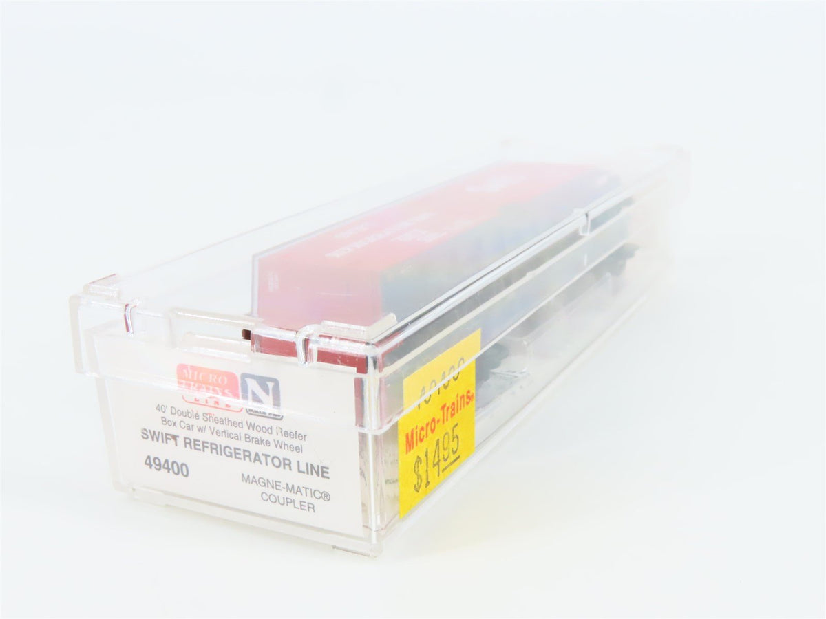 N Scale Micro-Trains MTL 49400 SRLX Swift Refrigerator Line 40&#39; Wood Reefer 5199