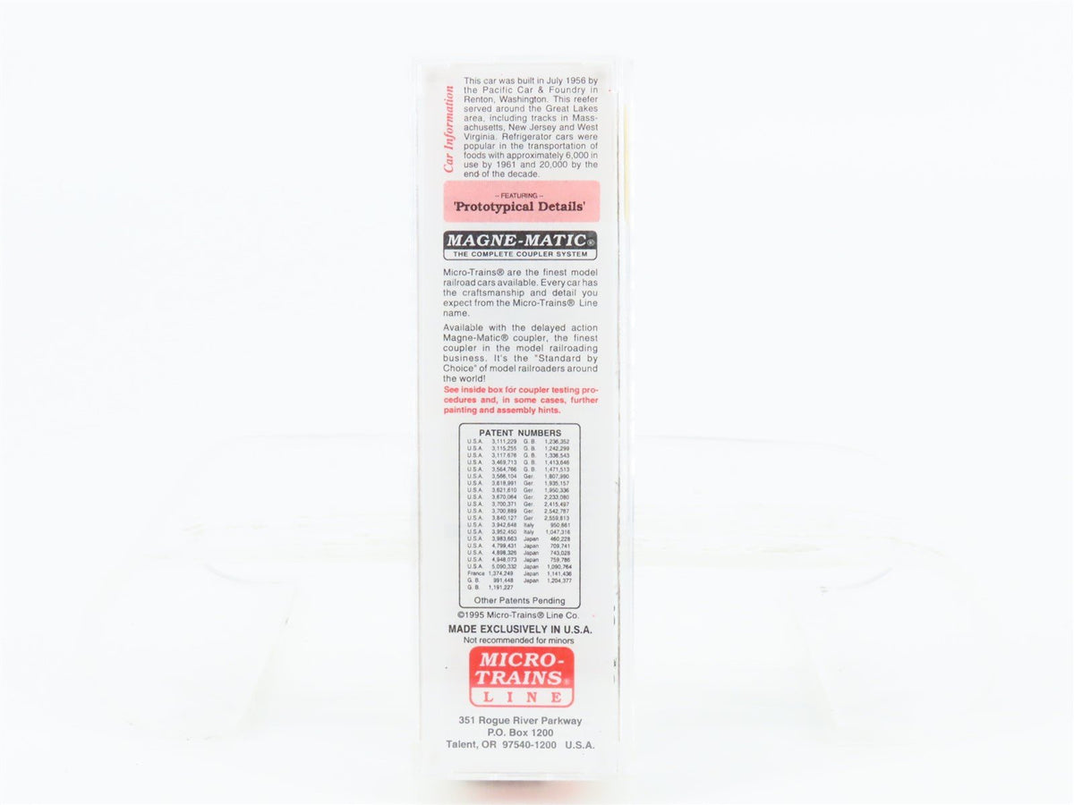 N Scale Micro-Trains MTL 69080 NYMX New York Central Mechanical Reefer #1025