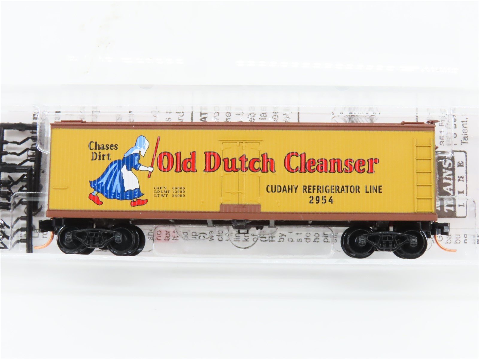 N Scale Micro-Trains MTL 49010 CRLX Cudahy Old Dutch Cleanser 40' Reefer #2954