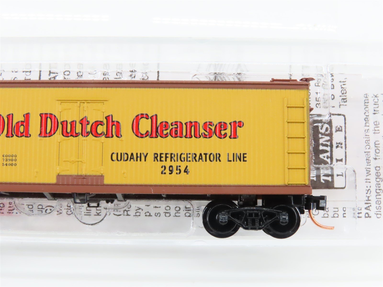 N Scale Micro-Trains MTL 49010 CRLX Cudahy Old Dutch Cleanser 40' Reefer #2954