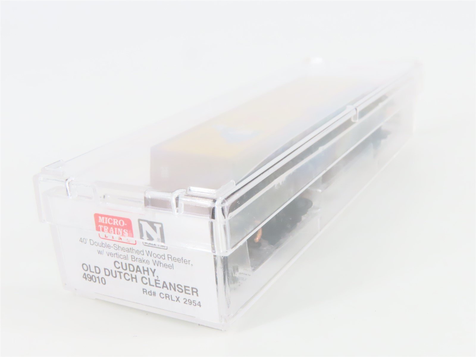 N Scale Micro-Trains MTL 49010 CRLX Cudahy Old Dutch Cleanser 40' Reefer #2954