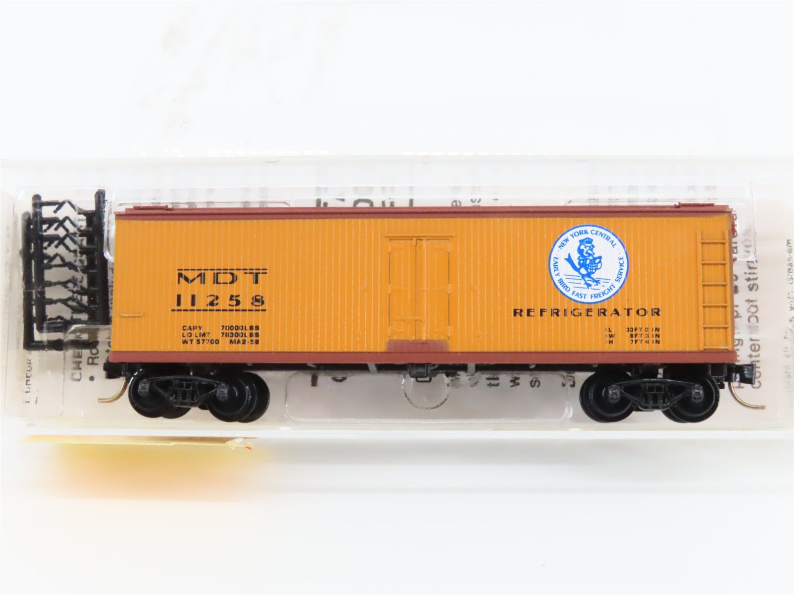 N Micro-Trains MTL 47190 MDT NYC New York Central Early Bird 40' Reefer #11258