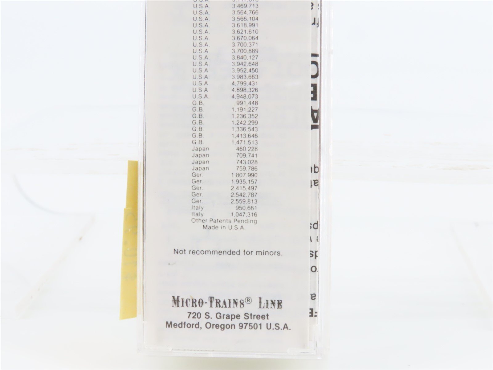 N Micro-Trains MTL 47190 MDT NYC New York Central Early Bird 40' Reefer #11258