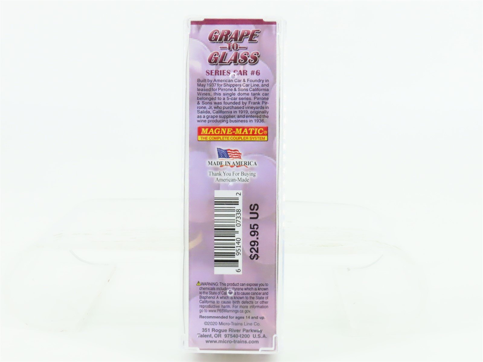 N Micro-Trains MTL 06500066 SHPX Pirrone & Sons 39' Single Dome Tank Car #4024