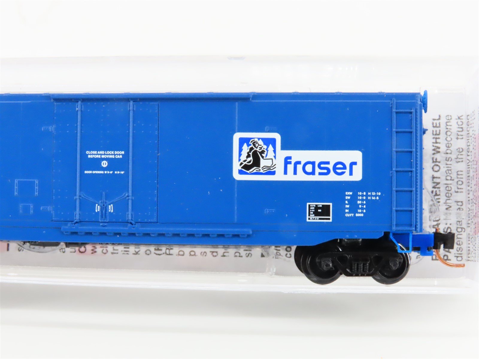 N Scale Micro-Trains MTL 03800390 BAR Bangor & Aroostook Fraser 50' Box Car #501