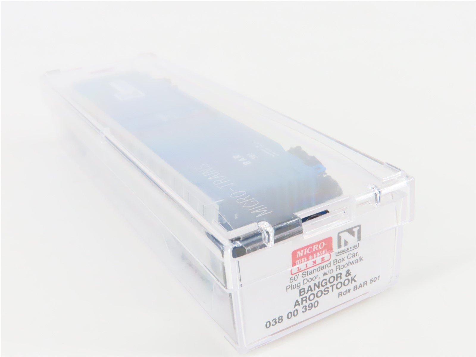 N Scale Micro-Trains MTL 03800390 BAR Bangor & Aroostook Fraser 50' Box Car #501